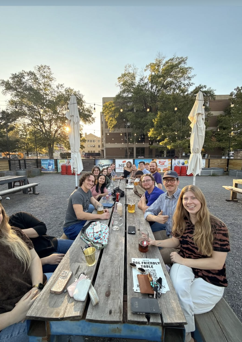 Students at the 2025 AAWL Octoberfest
